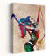 «Dynamic Colorful Dancer», art mural abstrait coloré et élégant-129143387