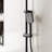 Black Shower System With LED Temperature Display & Rain Showerhead