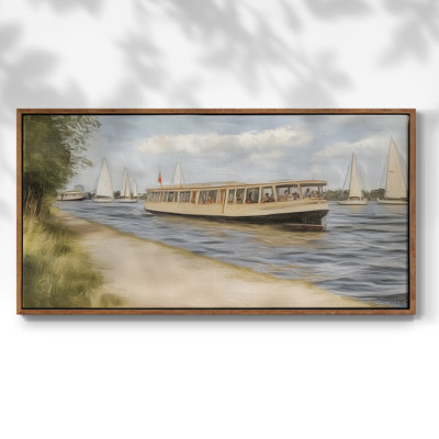 Nautical Series-CXCIV- Toile tendue avec châssis tendue - Prêt à accrocher