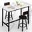 Sachiko 2 - Person Faux Marble Top Four Leg Dining Set