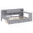 Daybed With Study Desk And Built-In Bookshelf, Multi-Functional Captain Daybed With Cabinets And Two Drawers For Bedroom-883706488