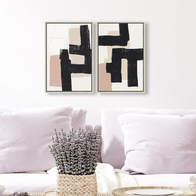 Nowhere Set High-Gloss Frameless Acrylic Glass Wall Art Abstract Print by Oliver Gal, Ready to Hang, 10 x 15