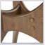 Triangle Wood Side Table