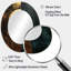 Décoration géométrique géométrique Essential Forms VII - Miroir mural ovale doré-1243356884