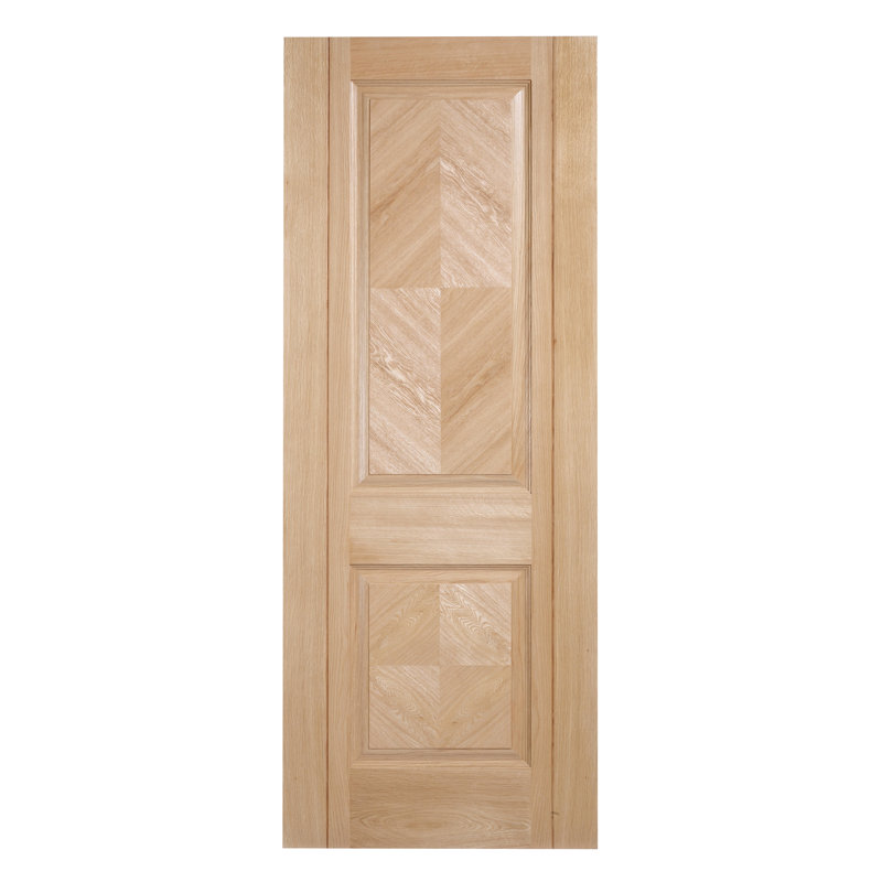 Madrid Prefinished Oak Internal Door, 198.1 cm H x 68.6 cm W x 3.5 cm D