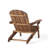Libo Outdoor Adirondack Chair, Slatted Seat, Natural Brown Acacia Wood-121489435