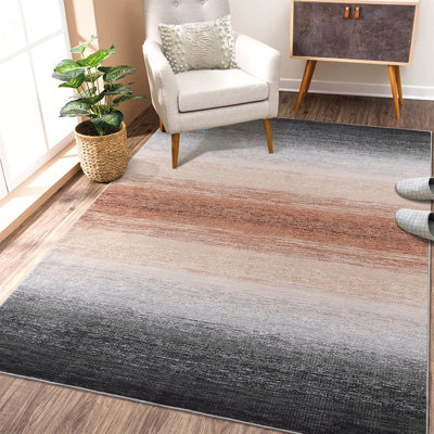 Taza Washable Abstract Rug