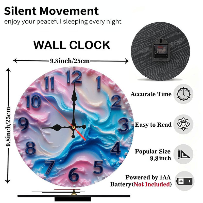 Horloge murale artistique