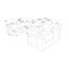Canapé modulaire inclinable en cuir Bechper-2001409889