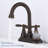 Oil-rubbed Bronze Durable Swivel Spout Classic Bathroom Faucet - Perfect For Modern And Traditional Vanities