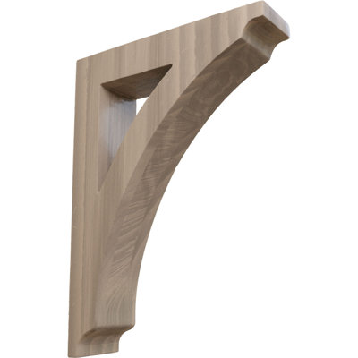 1 3/4"W x 6 1/2"D x 9"H Small Thorton Wood Bracket, Walnut (2-Pack)