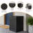 55 Gal Package Delivery Box，Weatherproof Parcel Drop Box with Lockable Lid-132525421