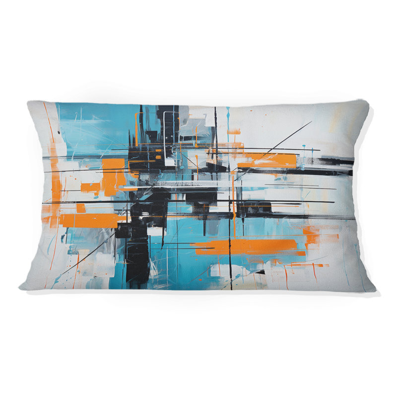 Coussin Ephemeral Patience Minimal Abstract I - Abstract