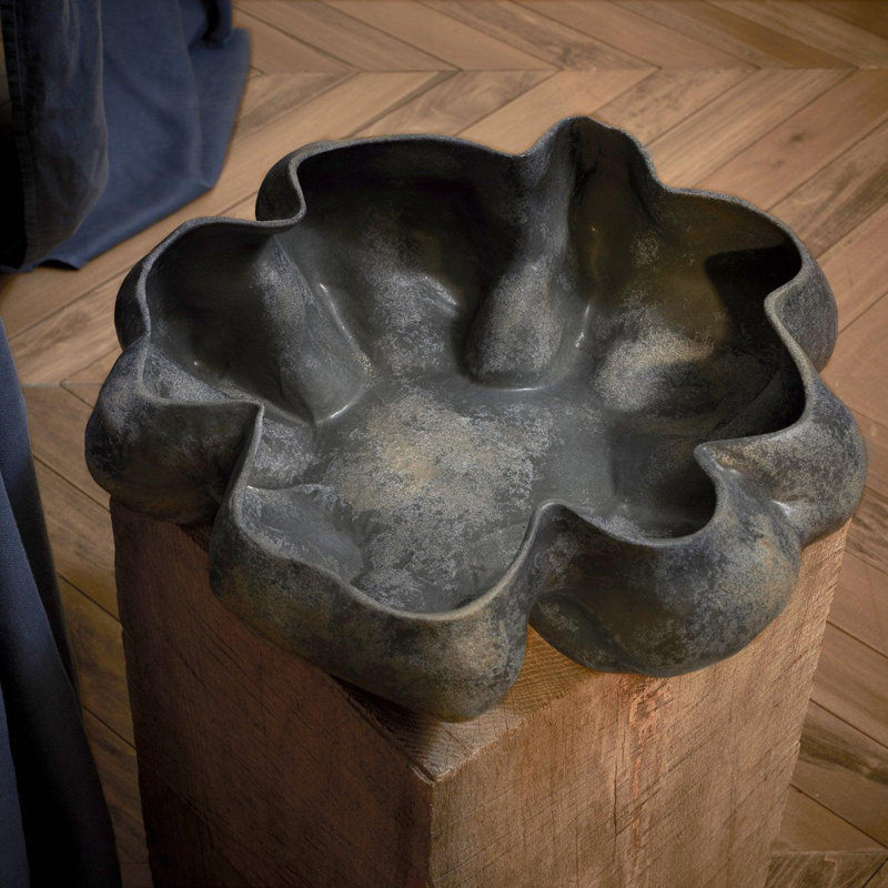 Timna Bowl - Latte, Aged Iron