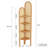 Rattan Corner Bookshelf Stand-1779104280