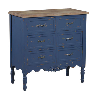 Commode d'appoint 6 tiroirs Raymer