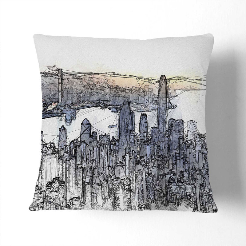 Square Cushion, 55cm H x 55cm W x 20cm D, Black
