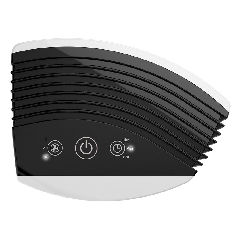 Tabletop Air Purifier with HEPA Filter, 21.64" H x 10.31" W x 7.3" D