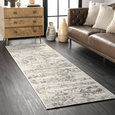 Simons Oriental Power Loom Performance Gray/Beige/Cream Rug