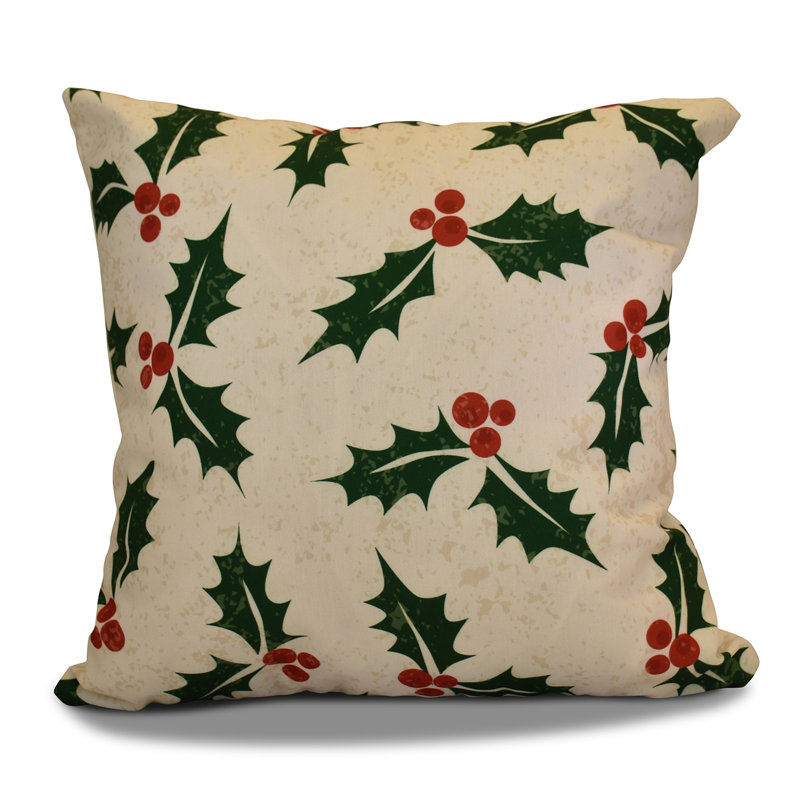 Housse et insert de coussin décoratif extérieur Jump for Joy, H 20 po x l 20 po x P 3 po, Crème