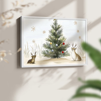 Chirstmas Art-CCL -Framed Print - Restickable