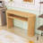 Farmhouse Console Table with Open Shelf-1257406446