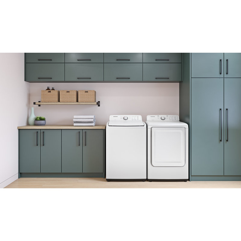 7.2 cu. ft. White Electric Dryer with Sensor Dry and Moisture Sensing