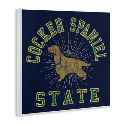 Art mural Cocker Spaniel State par Spirit Animals / Life Is High