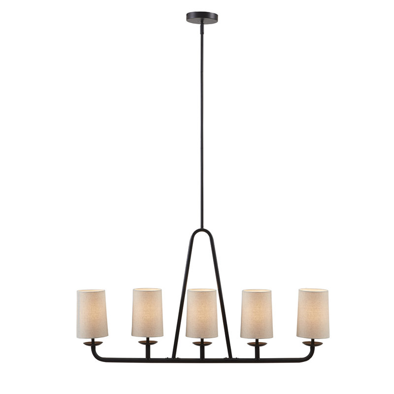 Lustre linéaire à 5 lumières