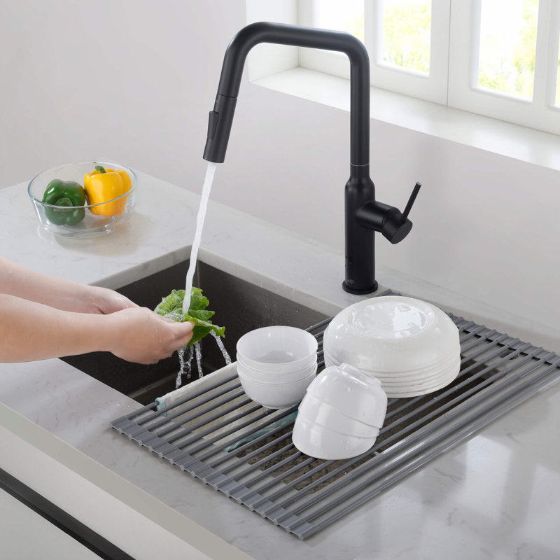 17" Stainless Steel Roll-Up Over-Sink Drying Rack