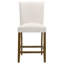 Chaise de salle à manger rembourrée Paxton beige (ensemble de 2)-1626932370