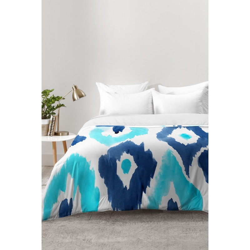 Ensemble d'édredon Malibu Ikat, Édredon double / grand + 2 taies décoratives sta