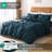 Solayne Boho Tufted Duvet Cover Set – Textured Geometric Pattern, Corner Ties & Zipper Closure-111549001-111549003