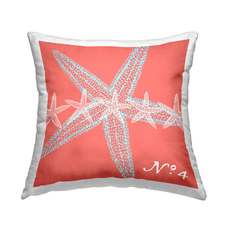 Polyester Throw Square Pillow Cover & Insert, Orange