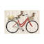 Doxie Ride Red Bike by Sue Schlabach - Wrapped Canvas Painting-200051313