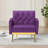 Zianny Velvet Accent Chair with Ottoman-673816098