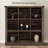9-Cube Wood Bookshelf, 3-Tier Farmhouse Storage Organizer, Minimalist Floor Display Cabinet for Living Room, Bedroom, Home Office-1133160054
