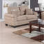Jolyn Modern Canapé Sand Polyfiber Lin