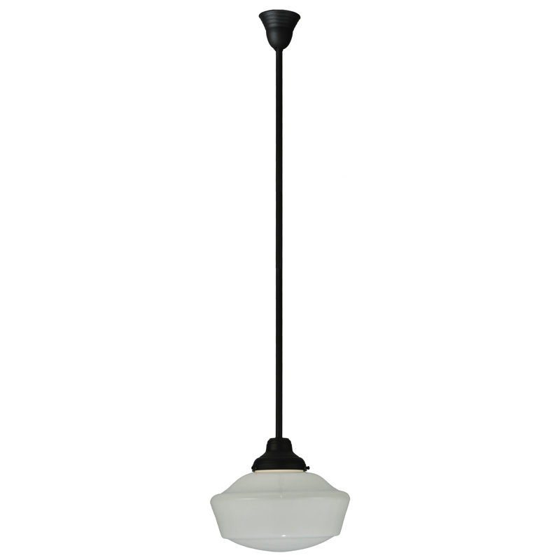 Schoolhouse & Early Electric 1 - Light Pendant, 72" H x 16" W x 16" D