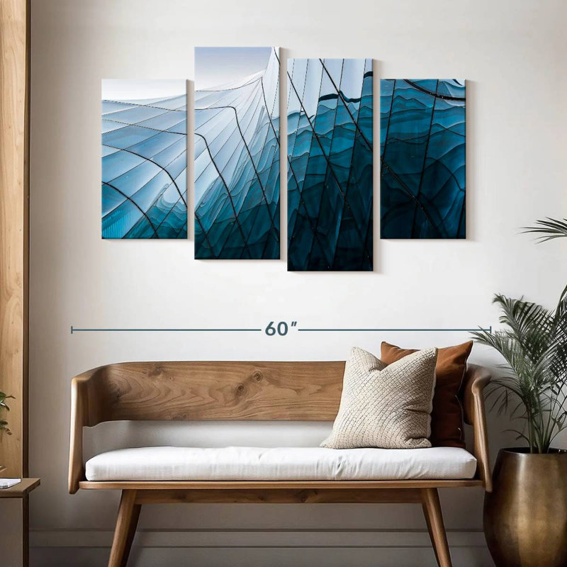 Structure en verre Lilie Blue