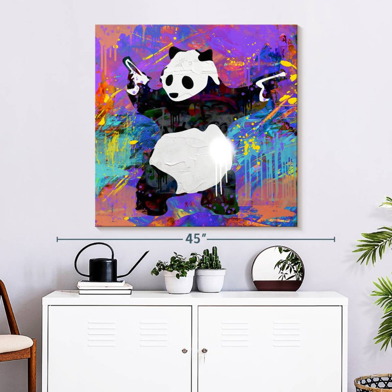 Bramam Pandamium, H 33 po x l 33 po