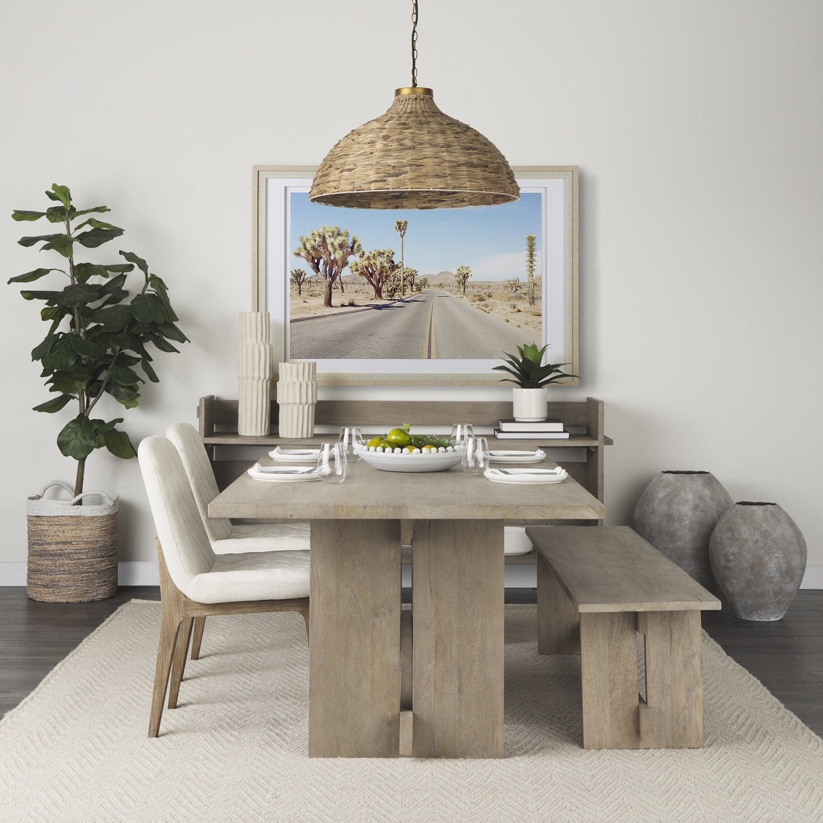 Nixi Parsons Dining Chair, Cream
