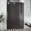 Porte de douche coulissante sans cadre avec verre teinté 3/8 po l 56-60 po x H 74 po Elan-98714662