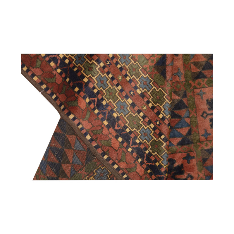 Afghan Wool Southwestern Area Rug