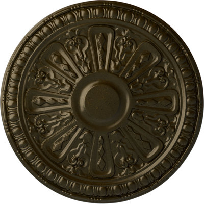 Médaillon de plafond 18 "de diamètre extérieur x P 1 1/4" (convient aux auvents jusqu'à 5 3/8 ")