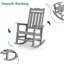 Chaise Adirondack berçante en plastique Anick-1357277758
