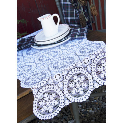 Whiteville Geometric Christmas Table Runner