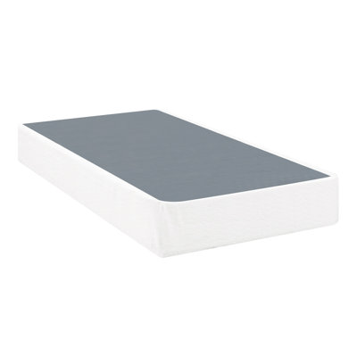 12 Slat Supported Eastern King Mattress Foundation, Metal Frame Frame, Bedroom Comfort by White Noise
