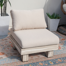 Shenia Outdoor Upholstered Armless Slipper Chair