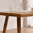 Brown Rectangular Solid Wood Dining Table-108204925